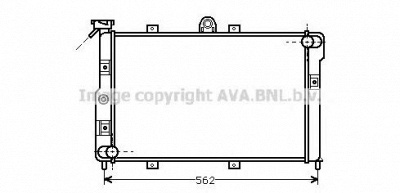 AVA QUALITY COOLING al2011 -  Радиатор, охлаждение двигателя